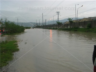 Road leading to Greater Portmore